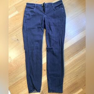 Ann Taylor skinny jeans - dark wash, size 4